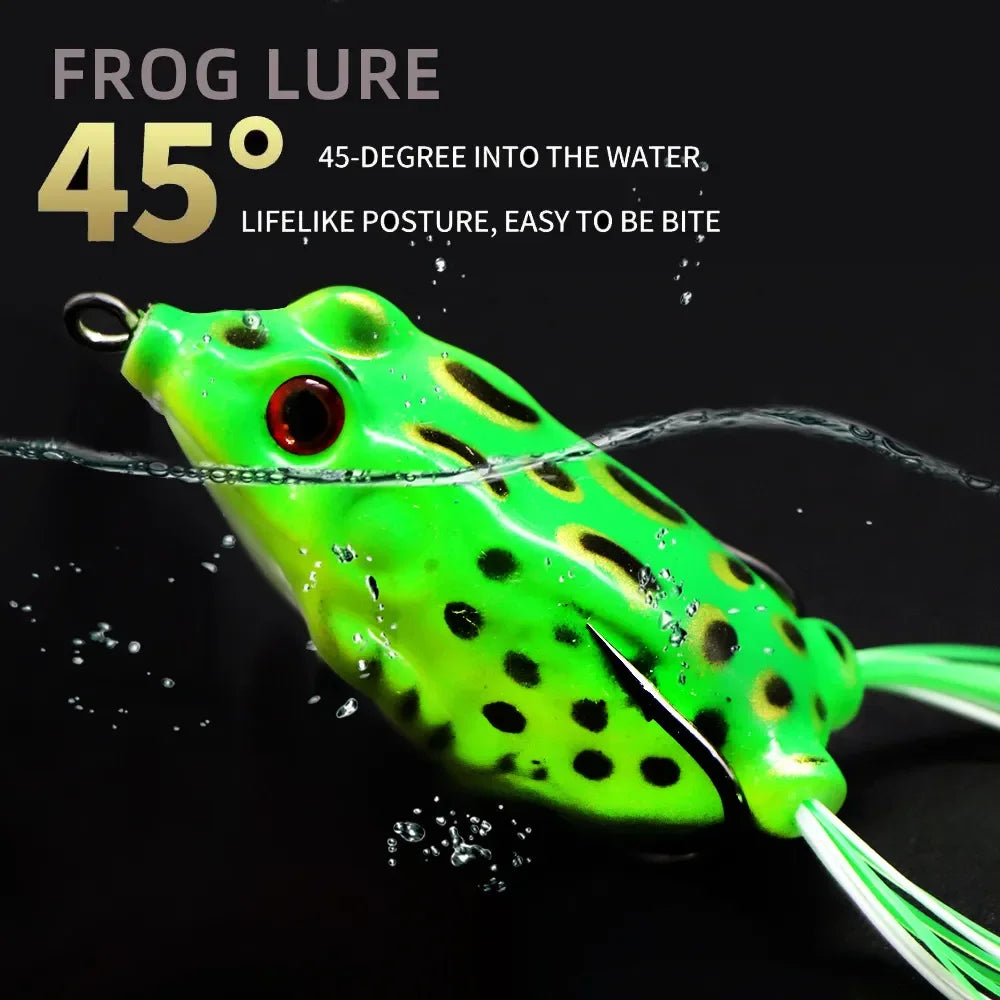 Frog Lures 2pcs Soft Tube Bait Plastic Fishing