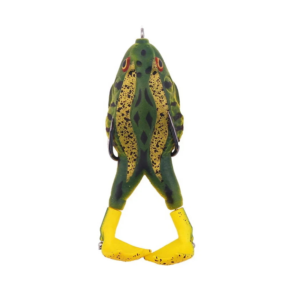 Frog Lure Double Propeller Legs Silicone Soft