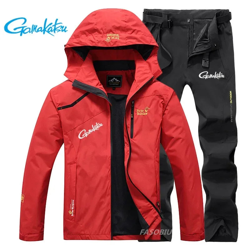 Gamakatsu Fishing Suit Men Spring Autumn Thin