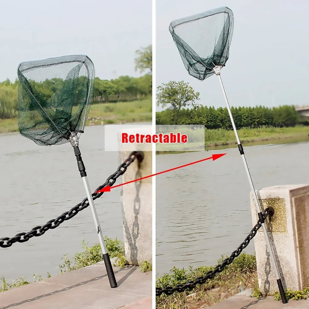 Fishing Landing Folding Net Aluminum  Telescoping   Mesh