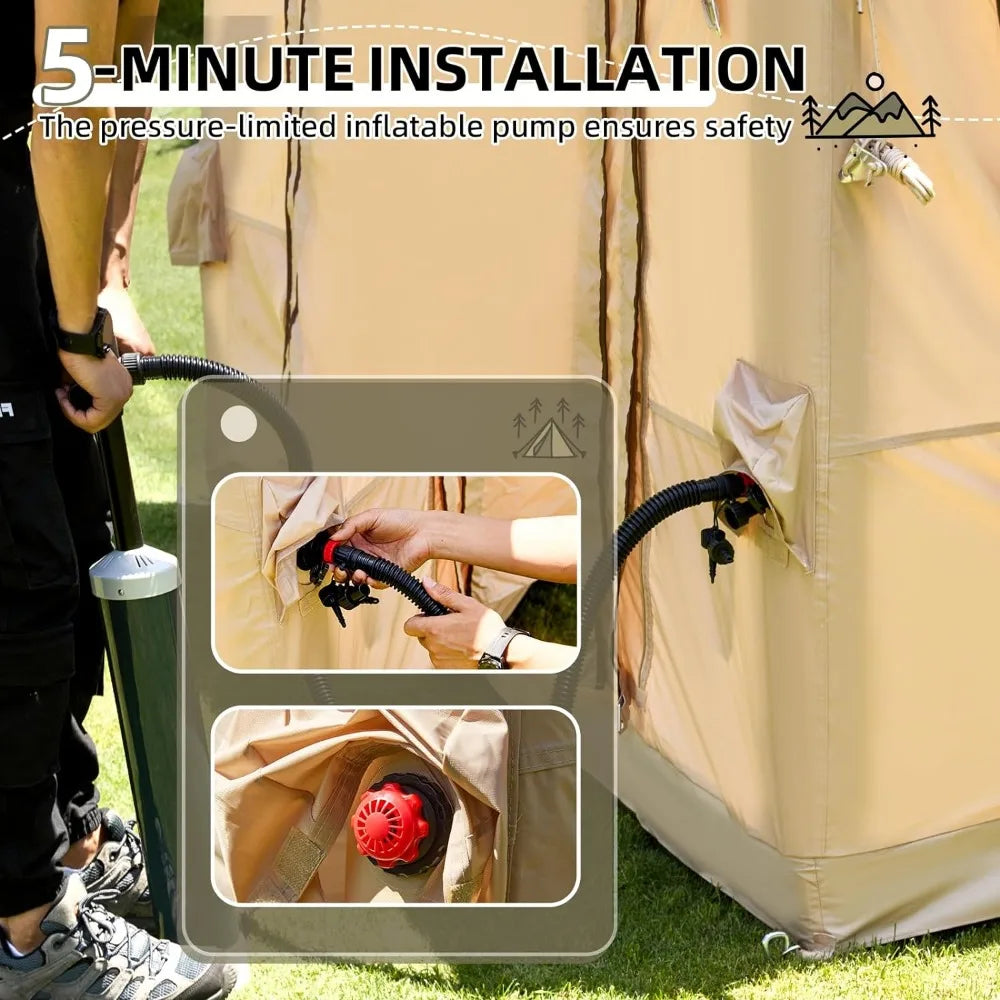 Inflatable Tent,4 Season Inflatable Tents for Camping