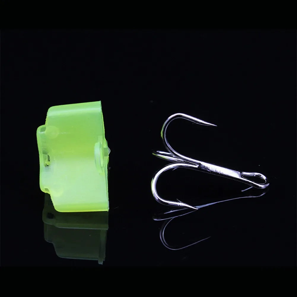 50Pcs Assorted Fishing Treble Hooks Safety Covers