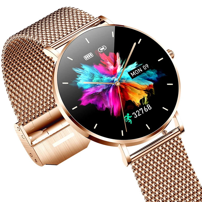 Ultrathin Smart Watch Women AMOLED HD  Display