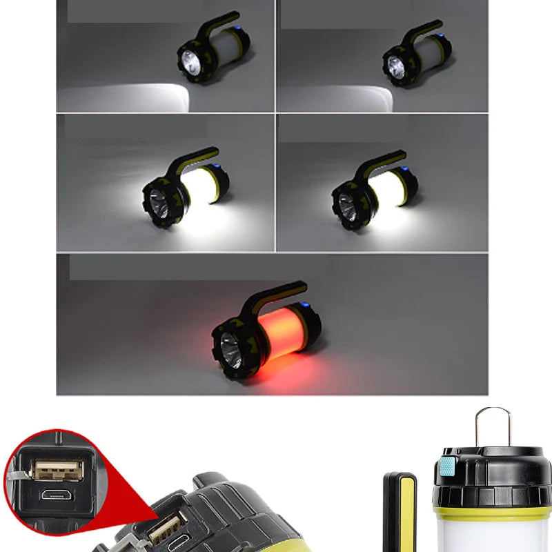 Powerful Lantern Rechargeable LED  Camping  Waterproof