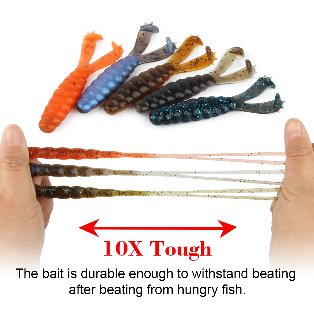 Bass Bait - Diver Twin Tail Grub 10pc Box