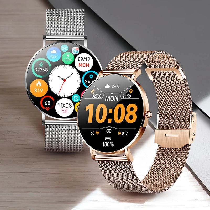 Ultrathin Smart Watch Women AMOLED HD  Display