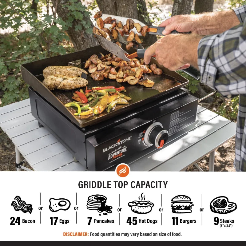 Blackstone Adventure Ready 17" Tabletop Outdoor Griddle