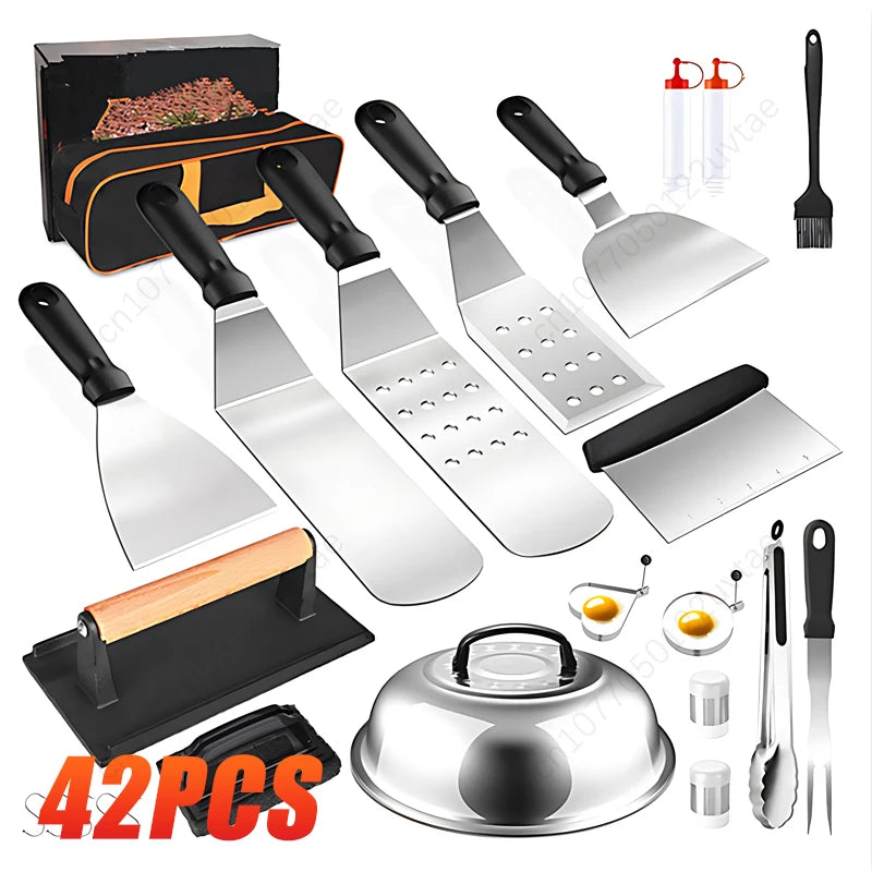 42PCS Griddle Accessories Kit for Blackstone Stainless Steel