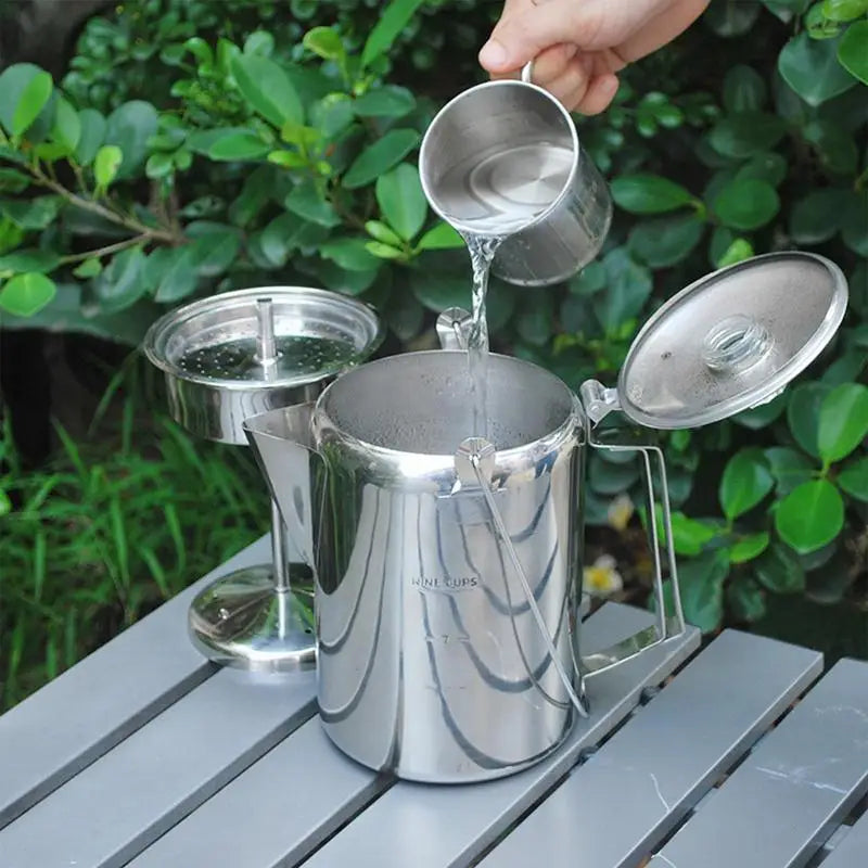 Campfire Coffee Pot Stainless Steel Coffee Maker