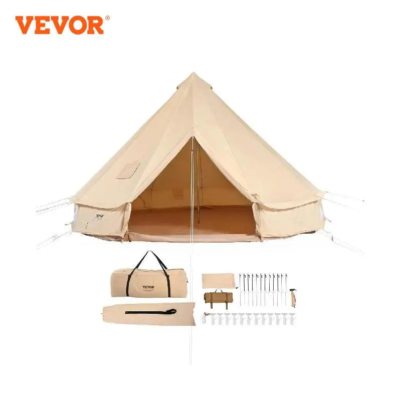 Canvas Bell Yurt Tent  with Stove 8 People