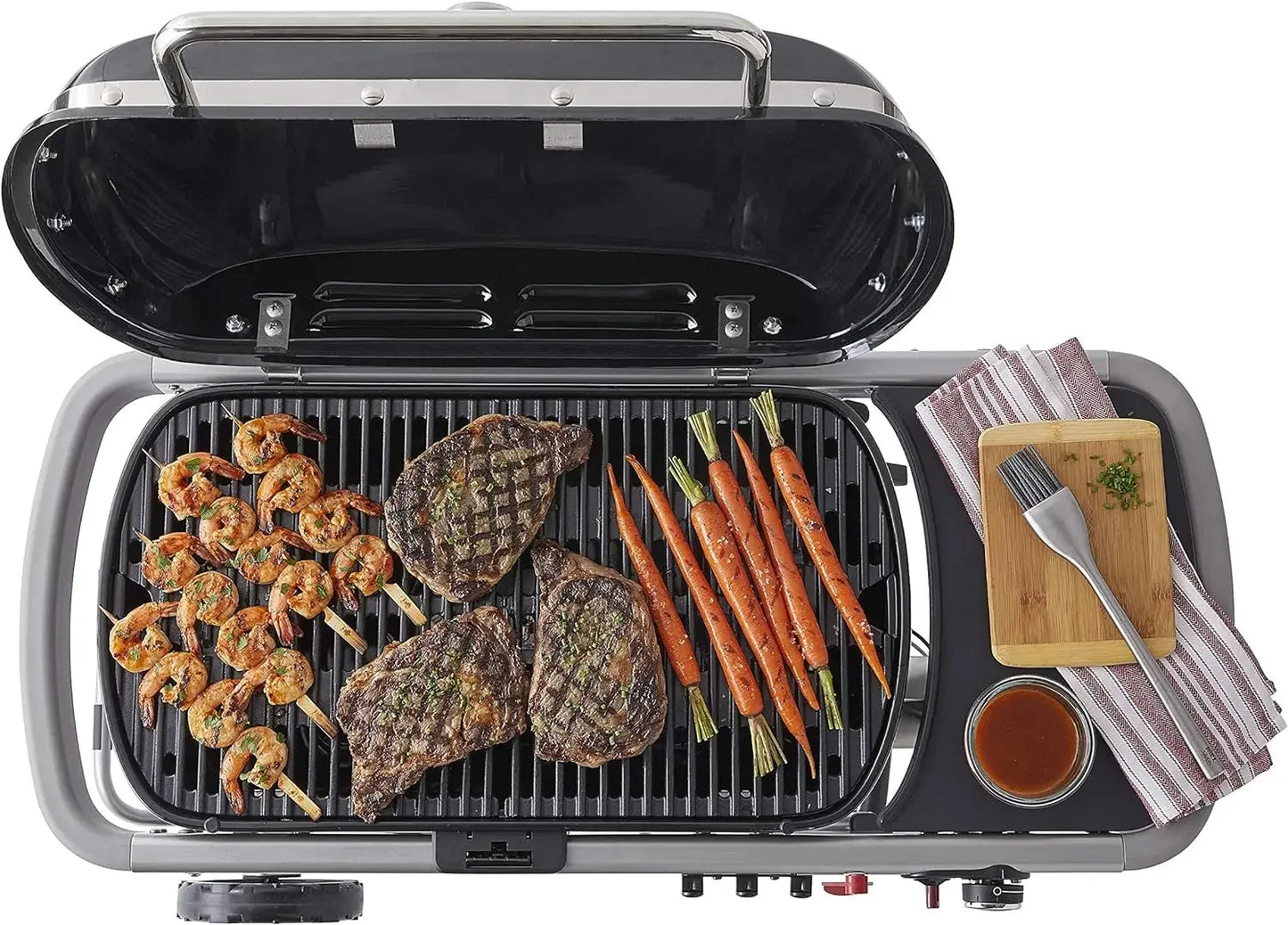 New Weber Traveler Portable Gas Grill, Compact