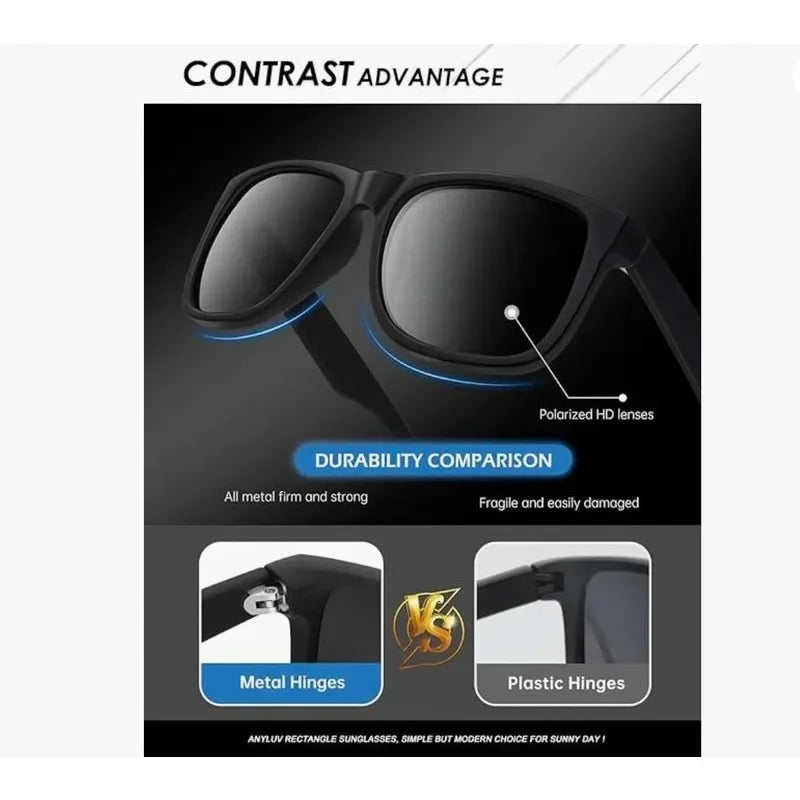 (Set of 3) Polarized Sunglasses for Men and Women