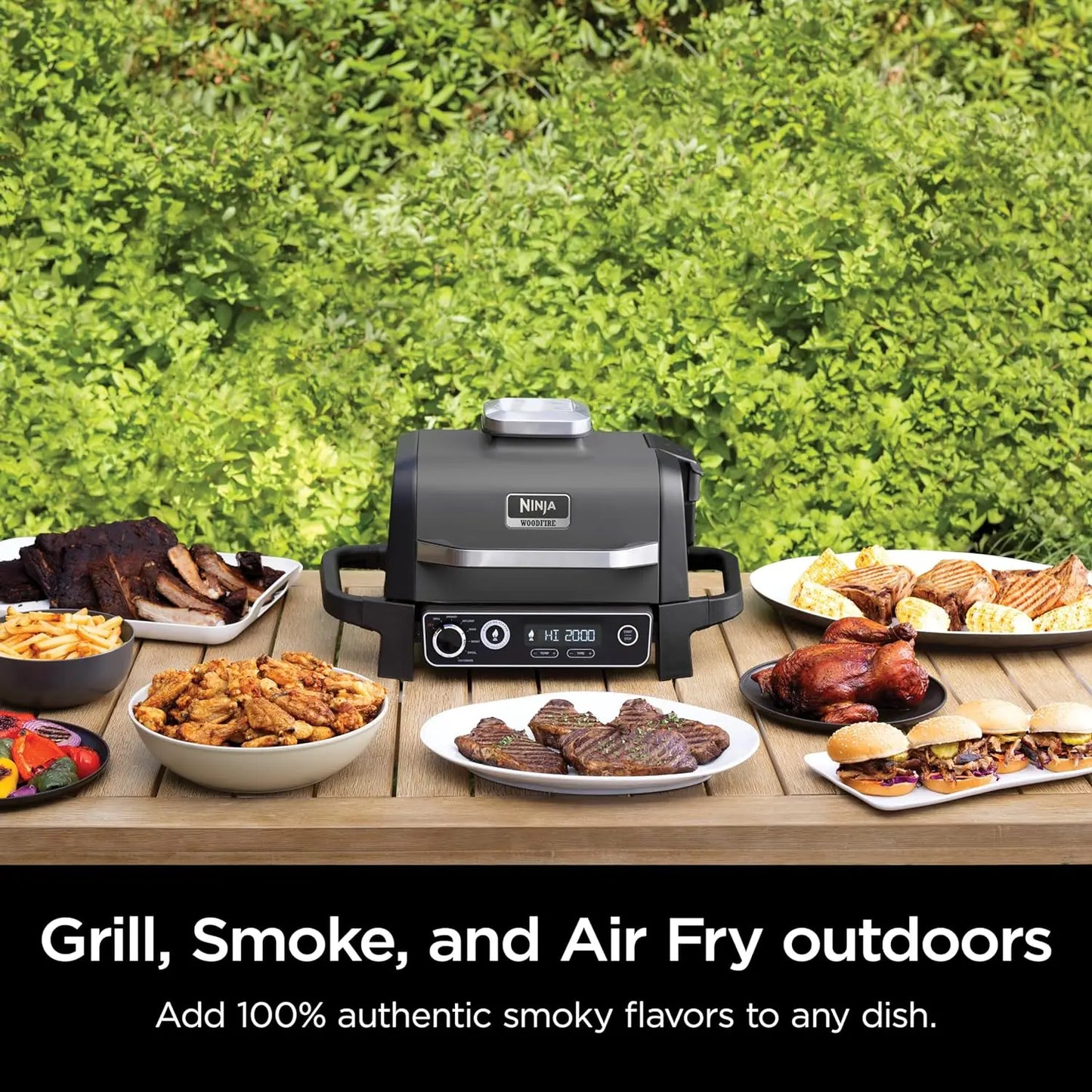 Ninja OG701 7-in-1 Outdoor Electric Grill & Smoker