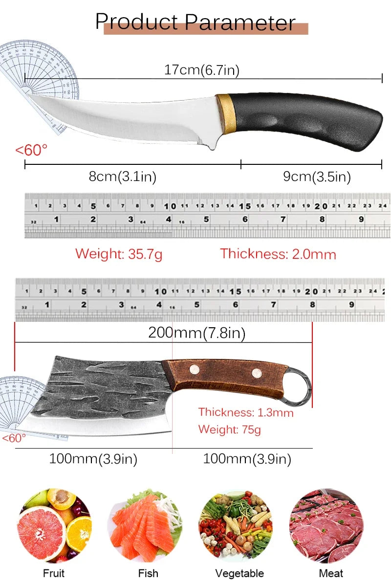 Handmade Stainless Steel  Knife Meat Cleaver