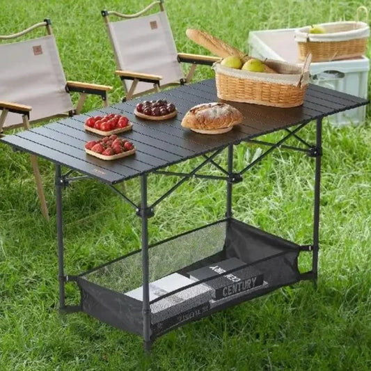 220/66lbs Outdoor Camping Folding Table Picnic