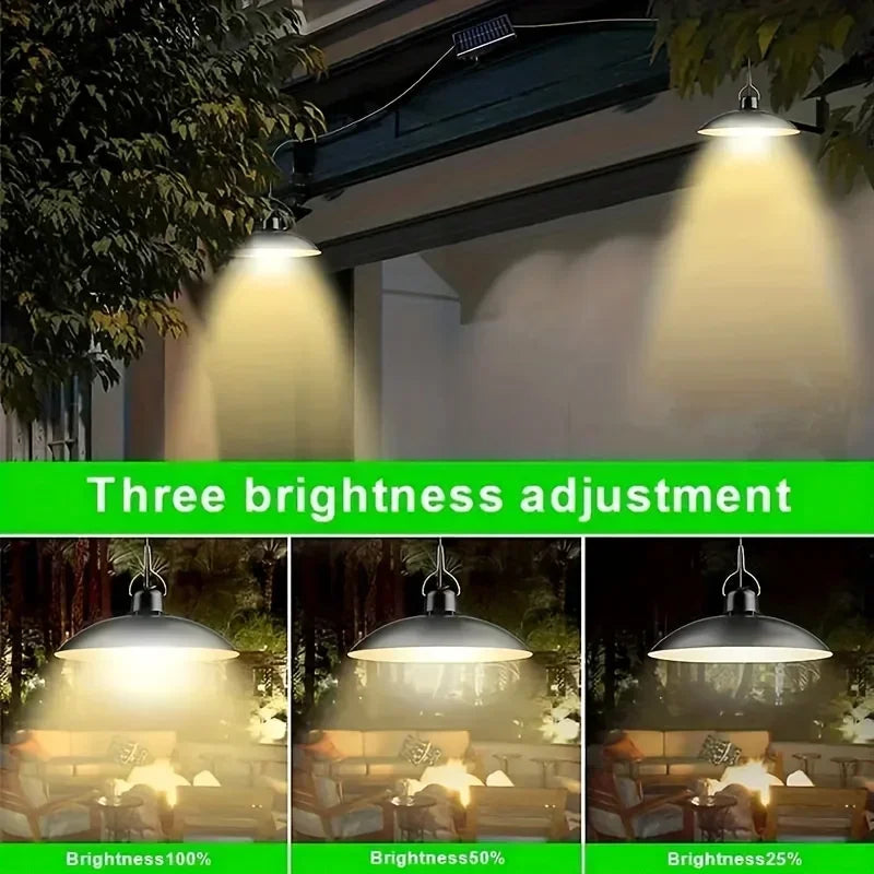 Split Solar Waterproof LED Lights with Remote Control