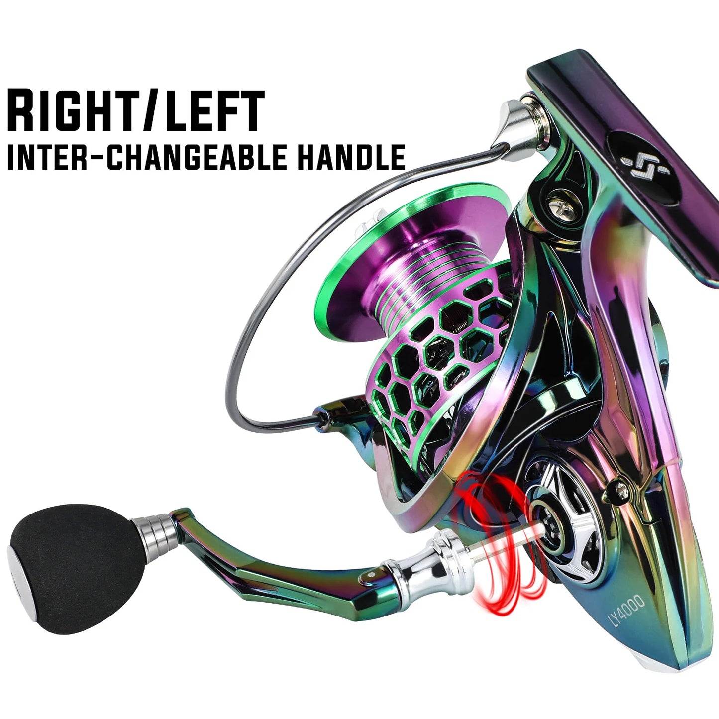 Aluminum Spool Ultra Smooth Light Weight Spinning Reel