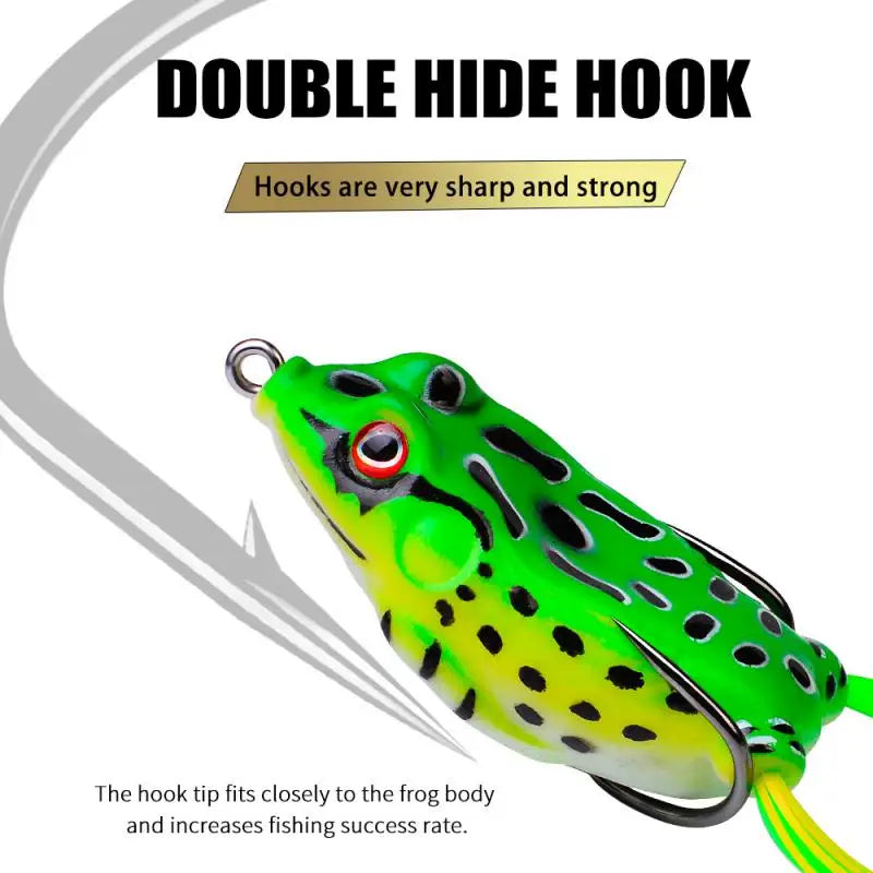 Frog Lure Soft Tube Bait Plastic Fishing Lure