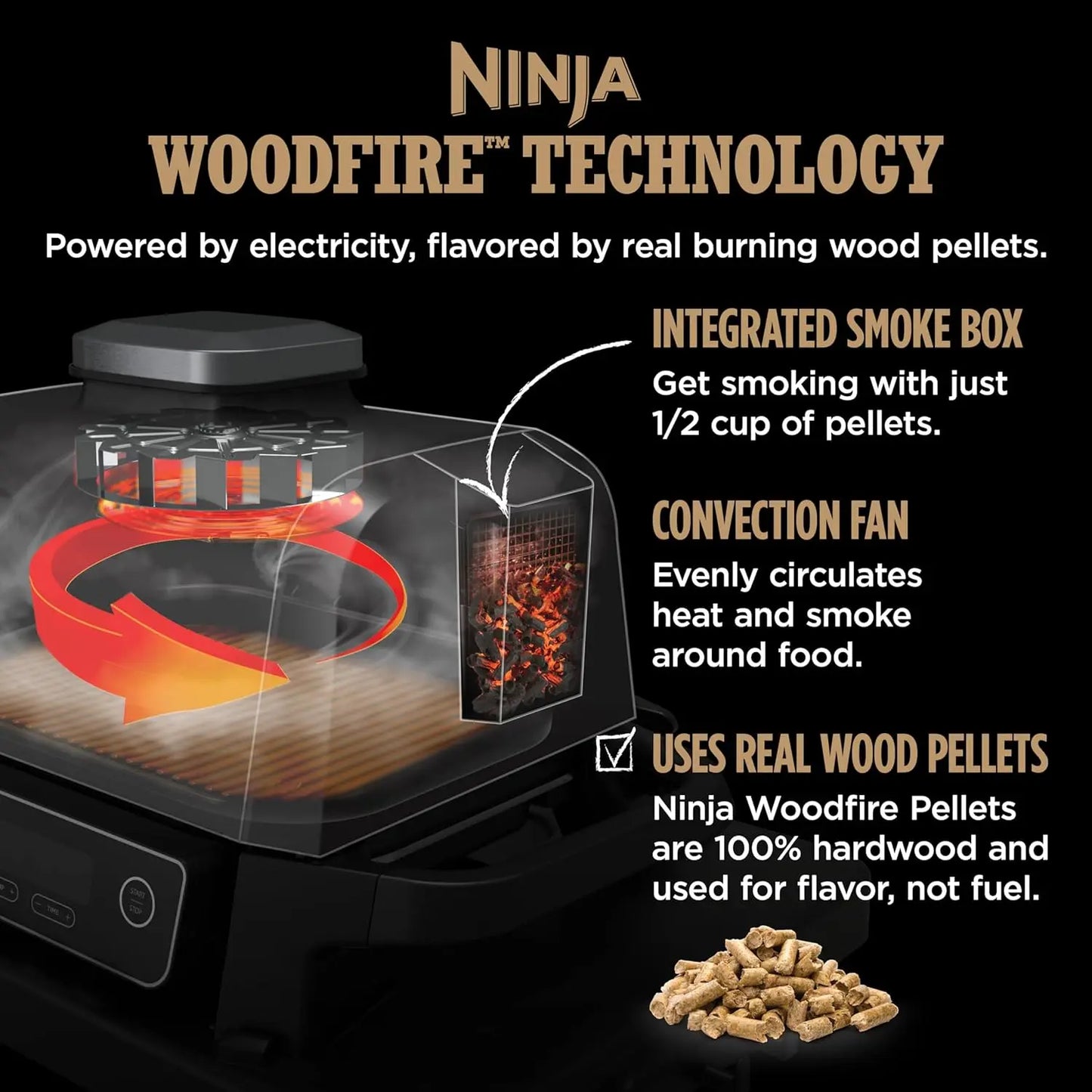 Ninja OG701 7-in-1 Outdoor Electric Grill & Smoker