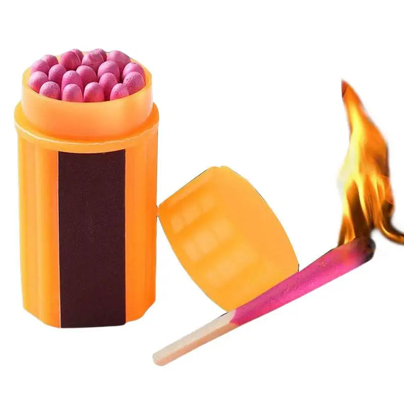 20Pcs Waterproof Matches With Case