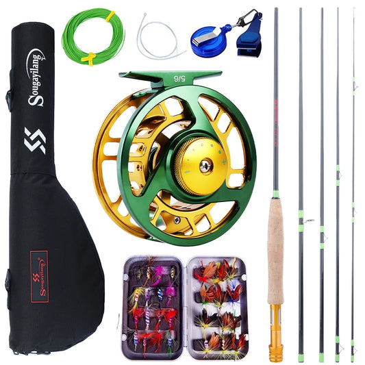 Fly Fishing Rod and Reel Full Kit