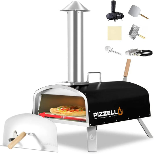 16" Outdoor Pizza Oven Propane & Wood Fired