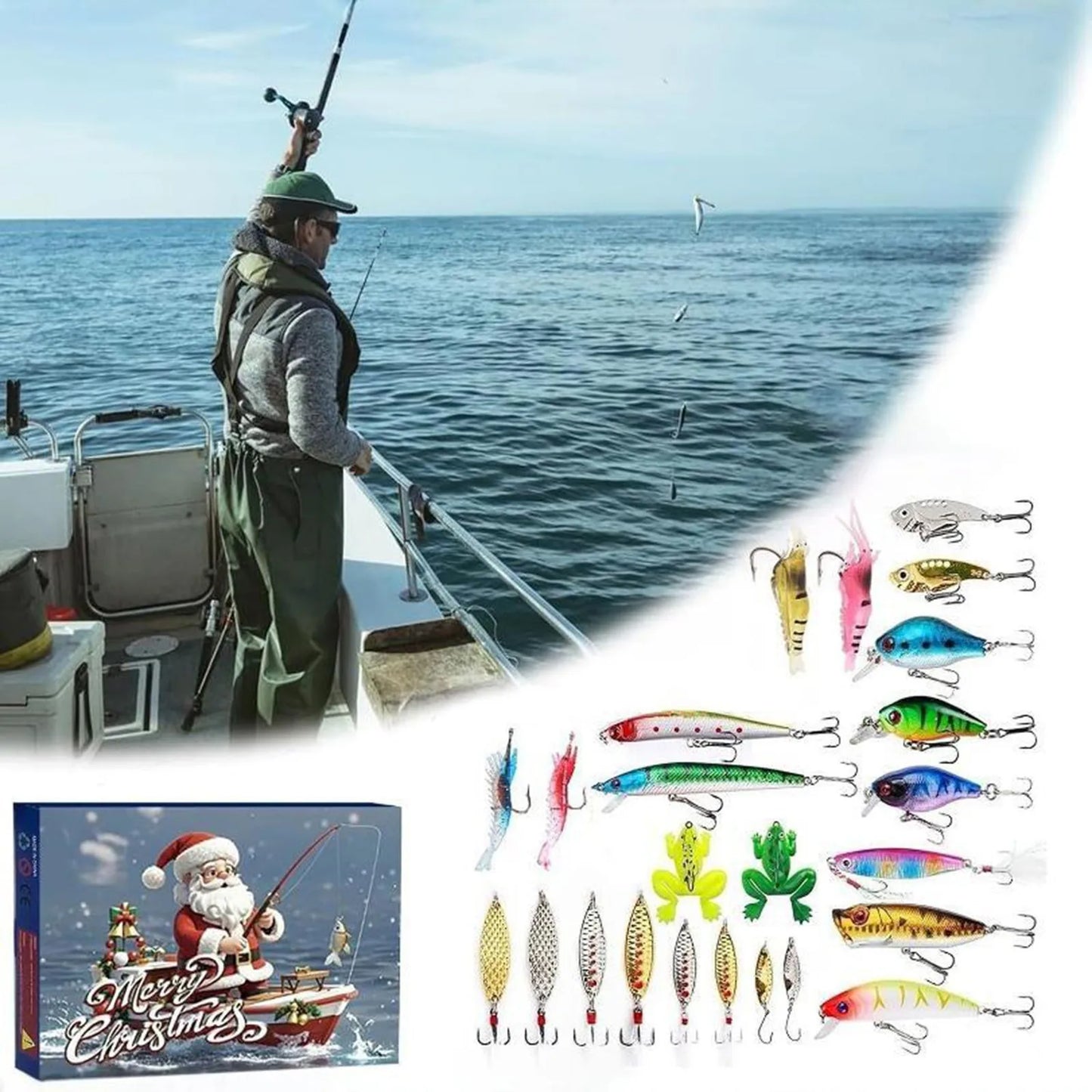 Fishing Advent Calendar Christmas Supplies 2024