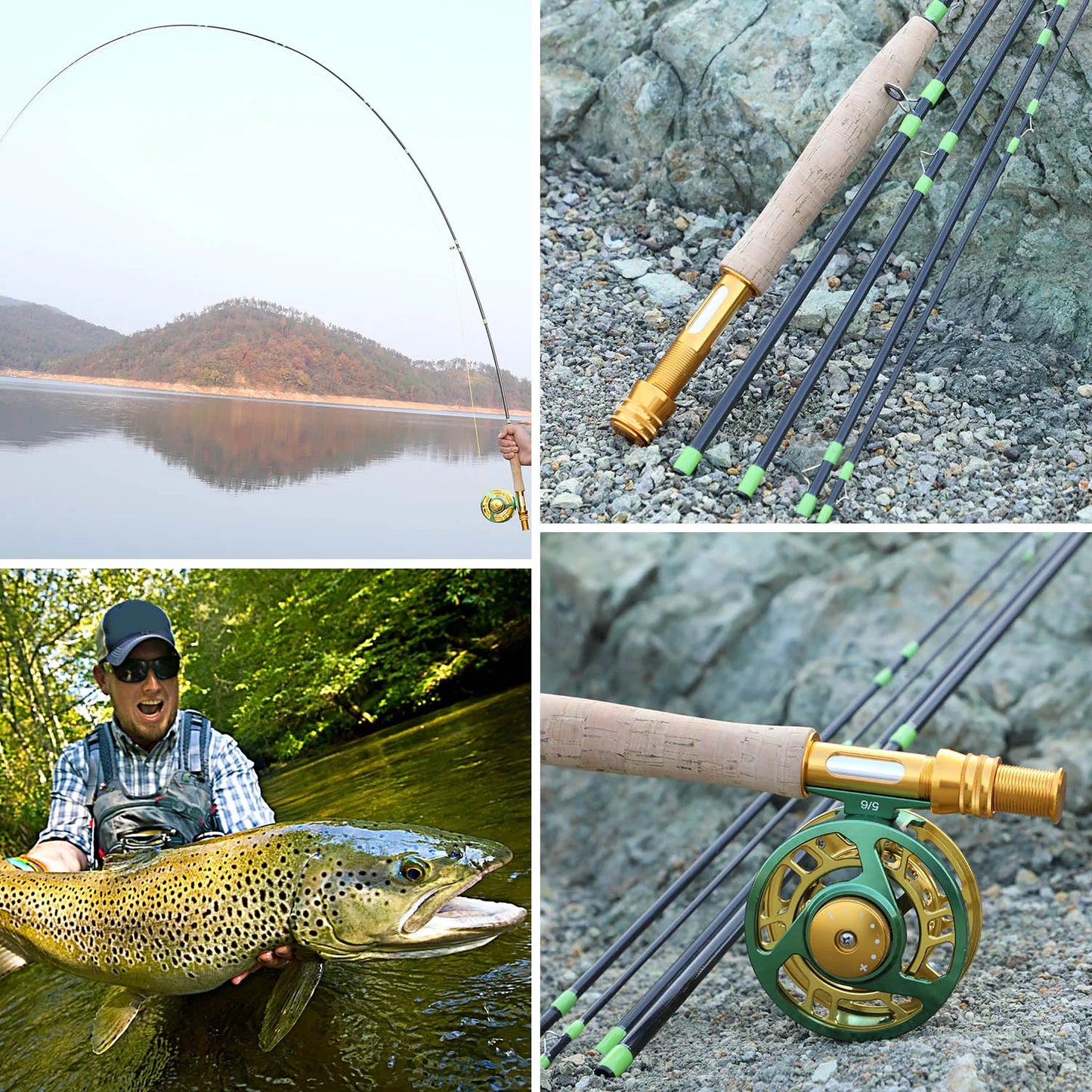 Fly Fishing Rod and Reel Full Kit