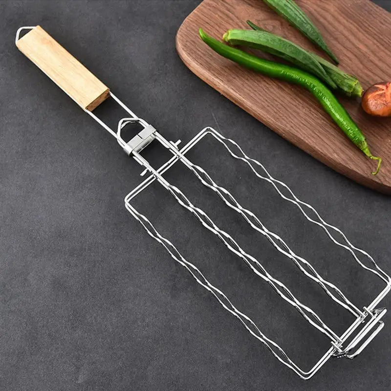 Metal Barbecue Grilling Rack  Picnic Camping BBQ