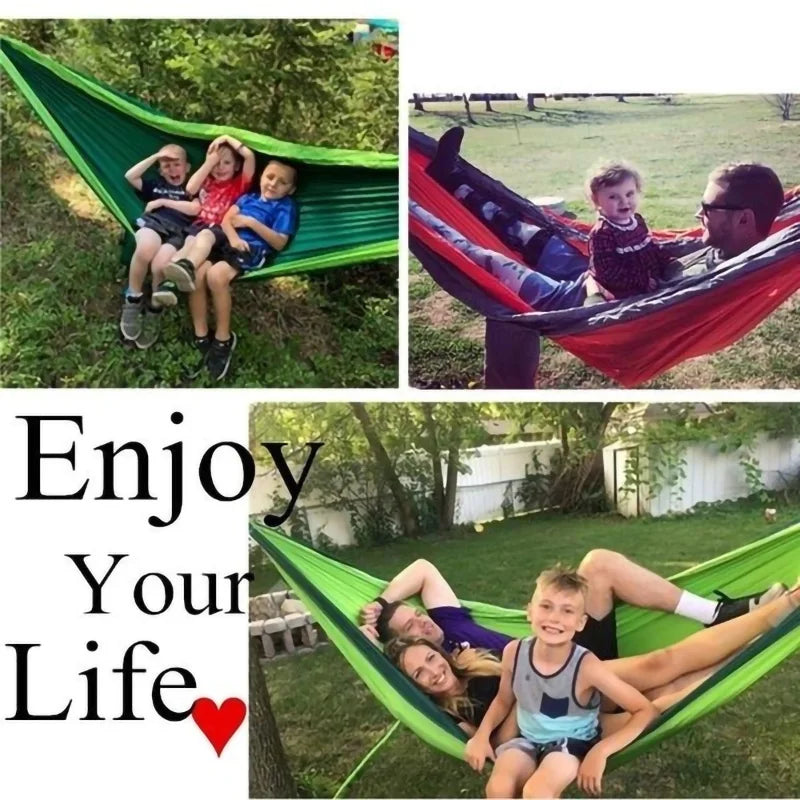 Single Person Portable Hammock  Parachute Fabric