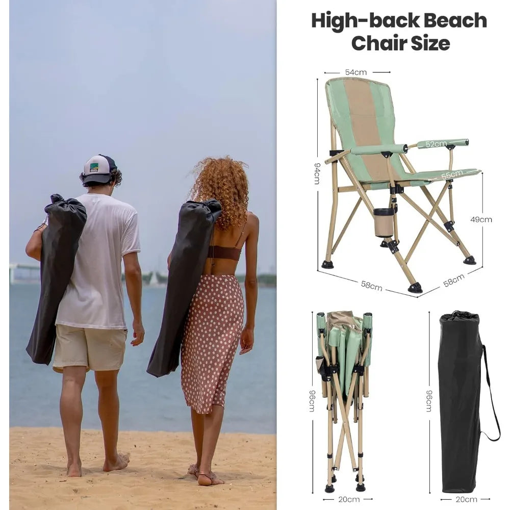 Sturdy Folding Camp Chairs  .2 Pack