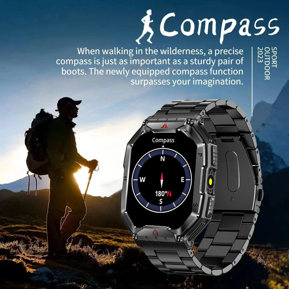 Sports Smart Watch GPS Tracking Waterproof  Bluetooth