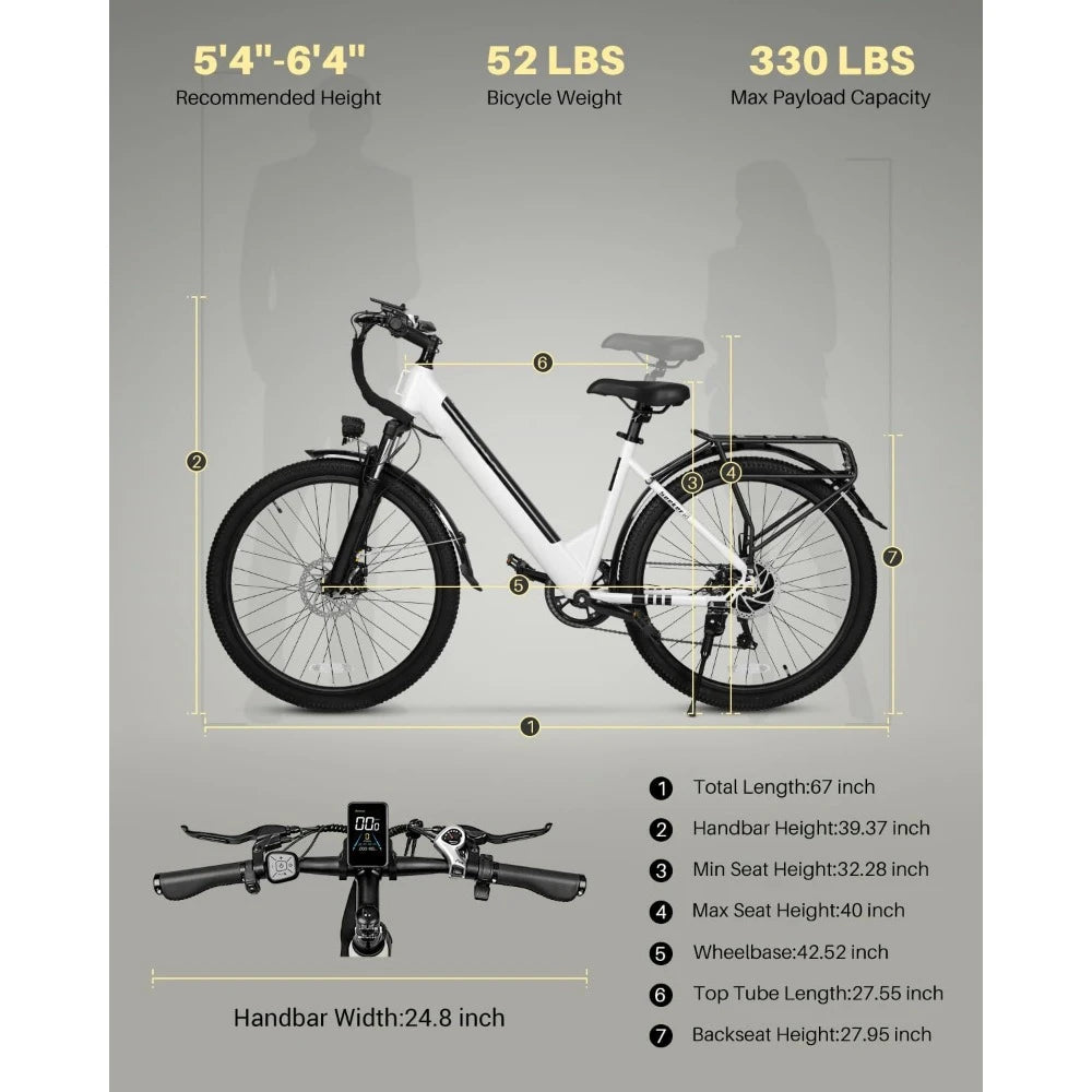 Electric Bike, Step Through Electric Bicycle