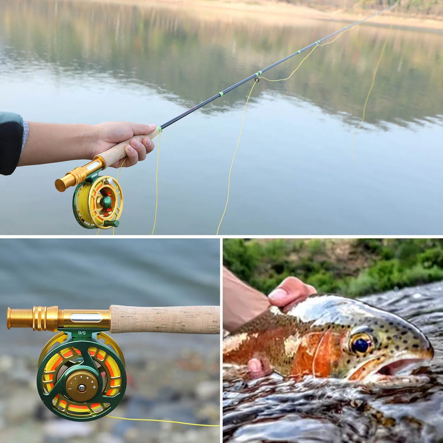 Fly Fishing Rod and Reel Full Kit