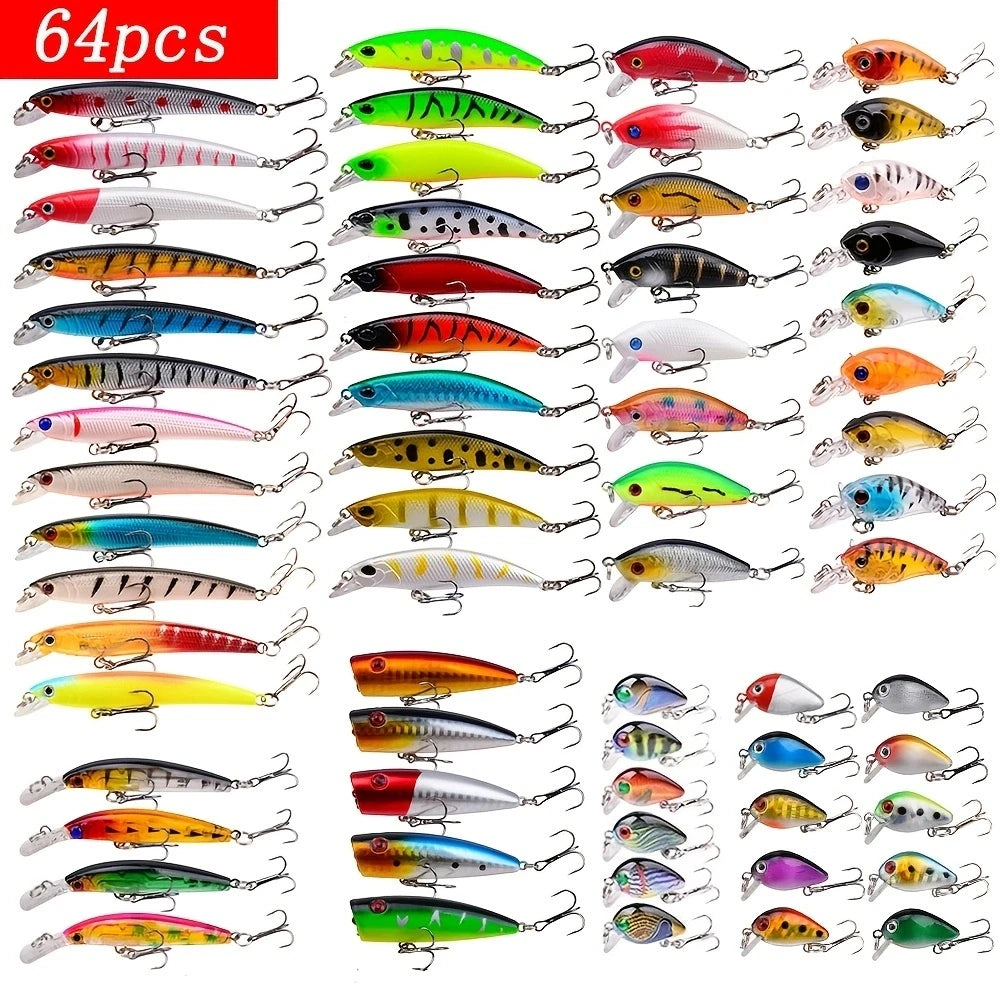 Fishing Lure Set Mini Minnow Floating Crankbait