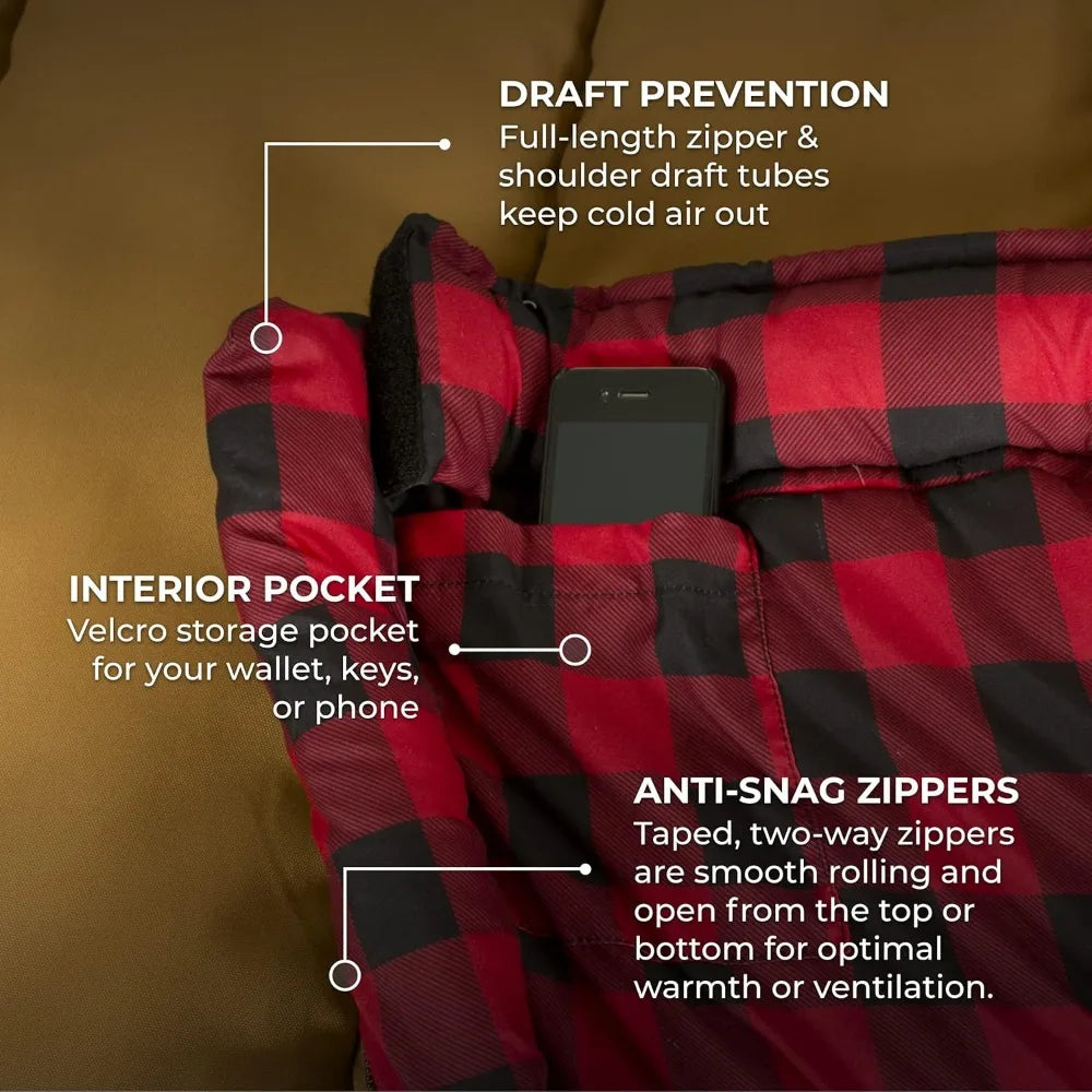 Warm and Comfortable Camping Sleeping Bag