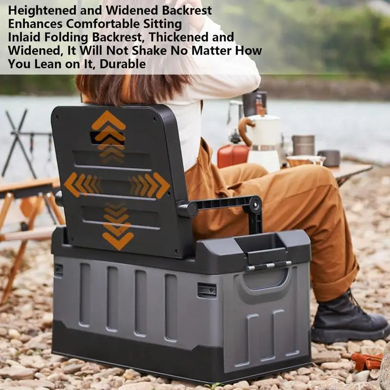 Portable Tackle Box, Camping  Box Camping Seat