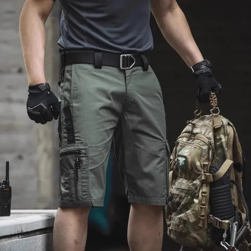 Camouflage Shorts Mens  Quick Drying Multiple Pockets