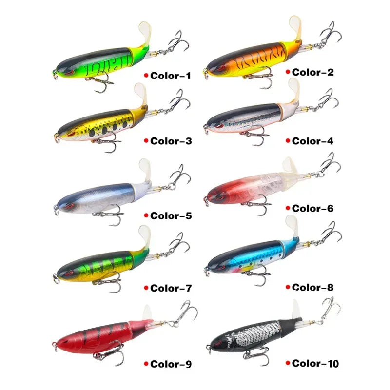 1 Pcs Topwater Fishing Lure Whopper Popper