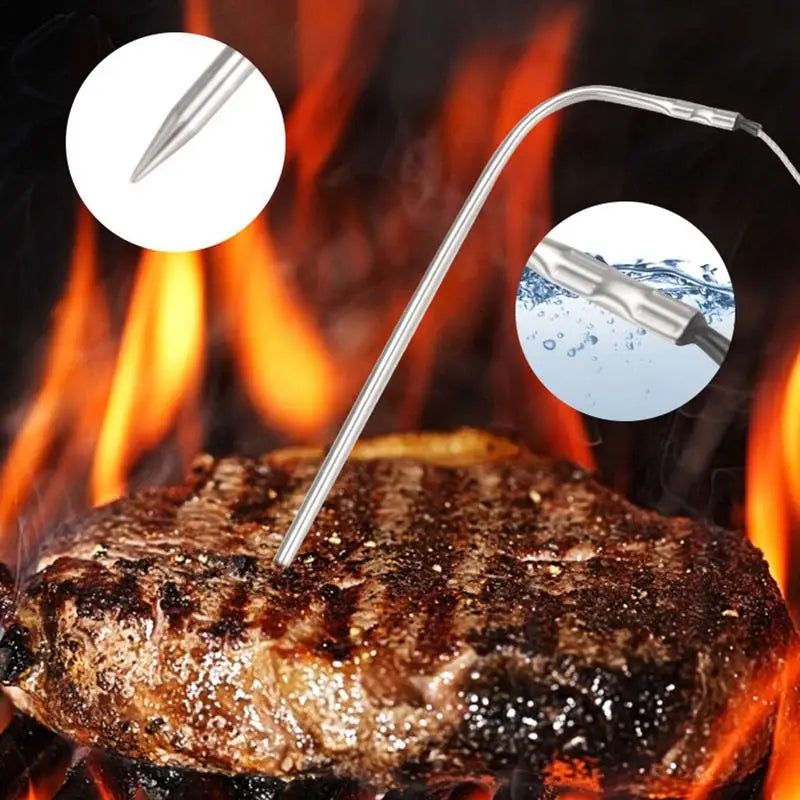 Grilling Digital Meat Thermometer With 2 Probes