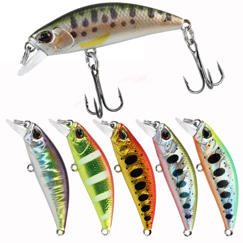 Mini Sinking Minnow Fishing Lures Jerkbaits Wobbler