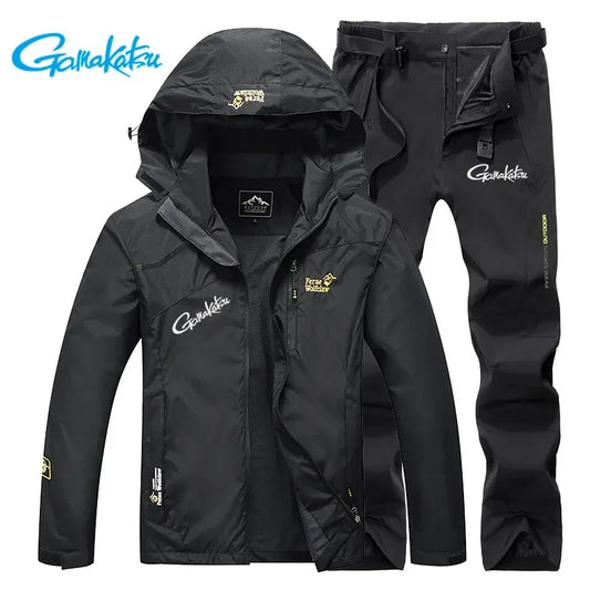 Gamakatsu Fishing Suit Men Spring Autumn Thin