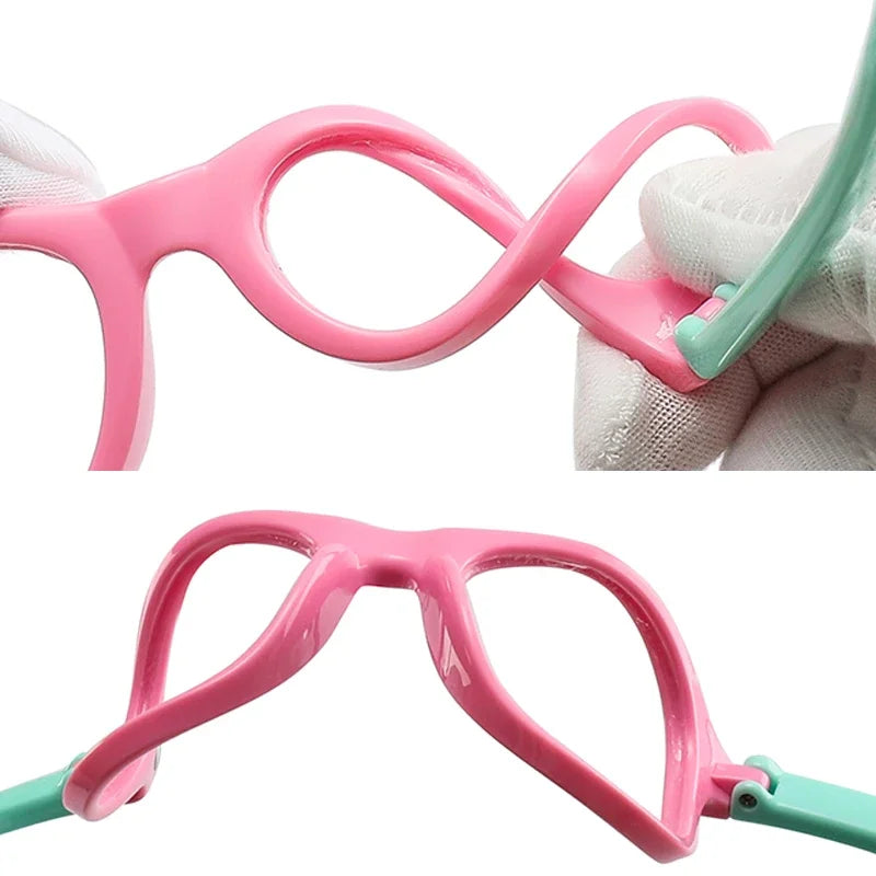 Kids Silicone Round Sunglasses  for Boys Girls